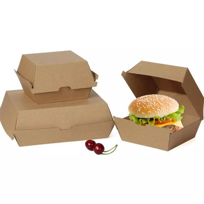 120 μίας χρήσης Burger βαθμού κιβώτια που συσκευάζουν Burger το συσκευάζοντας κιβώτιο χάμπουργκερ