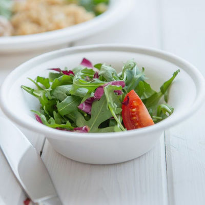 Take-$l*away κύπελλο 120 βαθμού πετρελαίου ανθεκτικό βιοδιασπάσιμο ζαχαροκάλαμων πιάτων βαγάσσης με το καπάκι