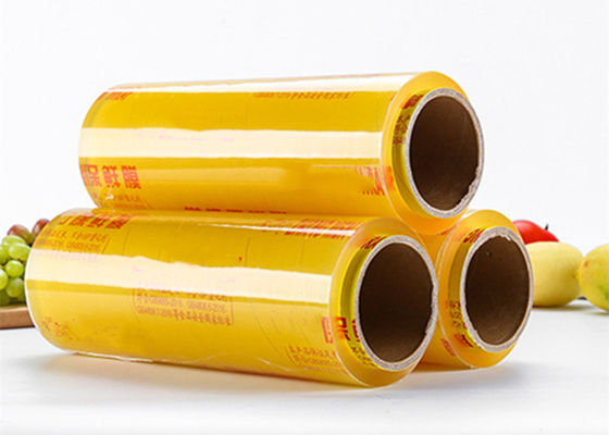 PVC τροφίμων 45cm το 50cm φρέσκο προσκολλάται πλαστική βιοδιασπάσιμη ταινία περικαλυμμάτων για τη συσκευασία τροφίμων