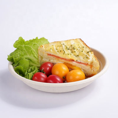 Take-$l*away κύπελλο 120 βαθμού πετρελαίου ανθεκτικό βιοδιασπάσιμο ζαχαροκάλαμων πιάτων βαγάσσης με το καπάκι