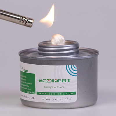 24pcs υγρά καύσιμα καυσίμων πιάτων σκαρών φυτιλιών καυσίμων 6 ώρας μαγειρεύοντας για το πιάτο σκαρών