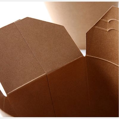 250ml πτυσσόμενο στρογγυλό βιοδιασπάσιμο μίας χρήσης κιβώτιο νουντλς εγγράφου επιτραπέζιου σκεύους 8oz 12oz