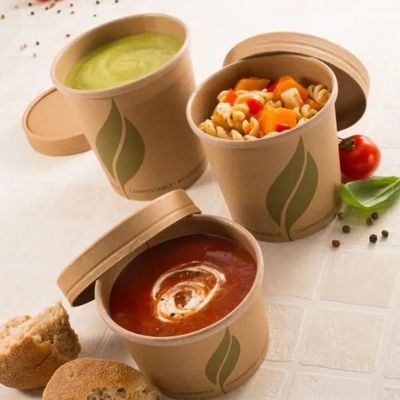 Το PE έντυσε 8oz 12oz τα μίας χρήσης εγγράφου φλυτζανιών κύπελλα κόμματος εγγράφου σούπας εξυπηρετώντας για τα καυτά κρύα τρόφιμα
