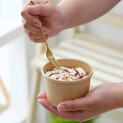 4oz στη βιοδιασπάσιμη μίας χρήσης συσκευασία φλυτζανιών παγωτού επιτραπέζιου σκεύους γιαουρτιού 32oz
