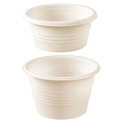 4OZ μίας χρήσης Cornstarch φλυτζάνια μερίδας σάλτσας καρυκευμάτων επιτραπέζιου σκεύους με τα καπάκια