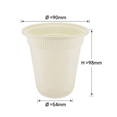 Cornstarch 16oz PLA βιο παίρνει έξω τα καυτά φλυτζάνια ποτών της Starbucks ποτών φλυτζανιών καφέ