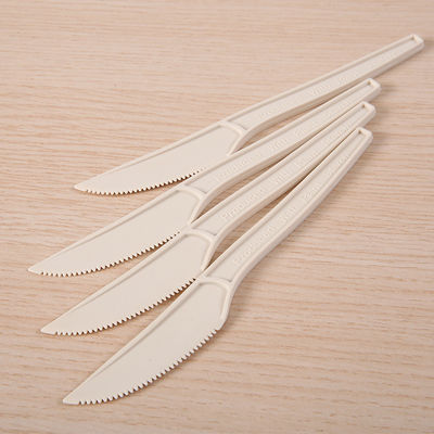 Cornstarch 6In Eco επιτραπέζιο σκεύος 150mm βιοδιασπάσιμο Flatware τομέα εστιάσεως μαχαιριών κουταλιών και δικράνων