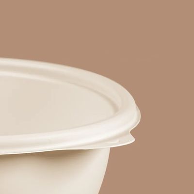 800ml 1050ml βιοδιασπάσιμα παίρνουν έξω Cornstarch εμπορευματοκιβωτίων το κύπελλο φρούτων με το καπάκι