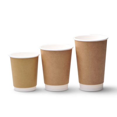το PE 10oz 12oz έντυσε τα διπλοτειχισμένα εγγράφου φλυτζάνια καφέ φλυτζανιών μίας χρήσης με τα καπάκια