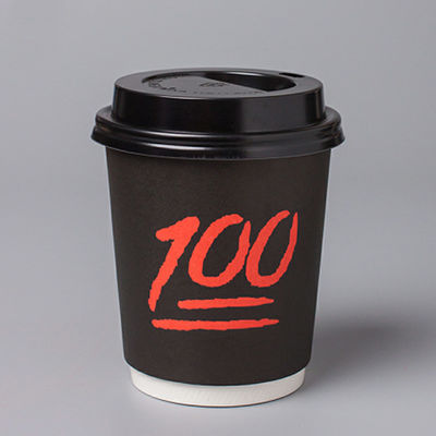 EN13432 μίας χρήσης εγγράφου φλυτζανιών 400Ml 12Oz φλυτζάνια καφέ συνήθειας take-$l*away με το καπάκι